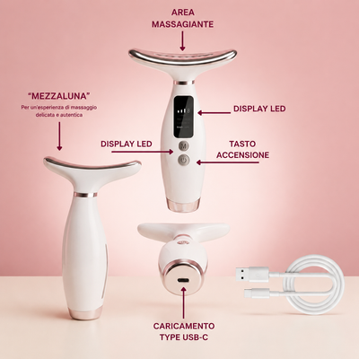 Salutly • Massaggiatore LED Rassodante per Braccia e Tricipiti
